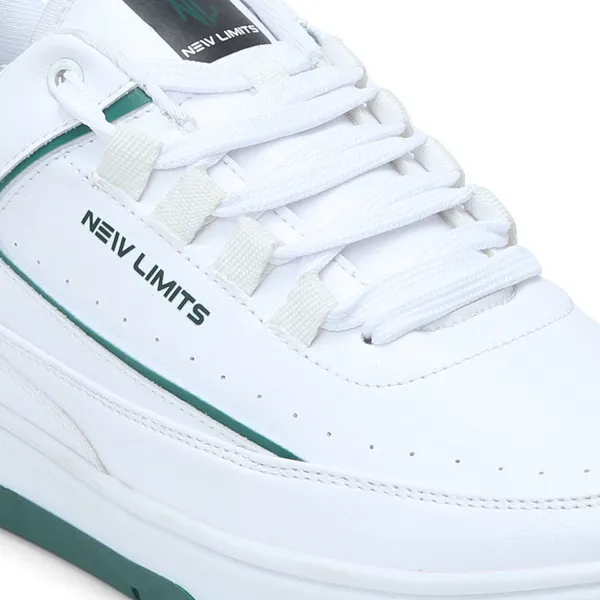 White_&_Green_Soft_Cushion_Insole_Lining_Walking_Shoes_For_Men