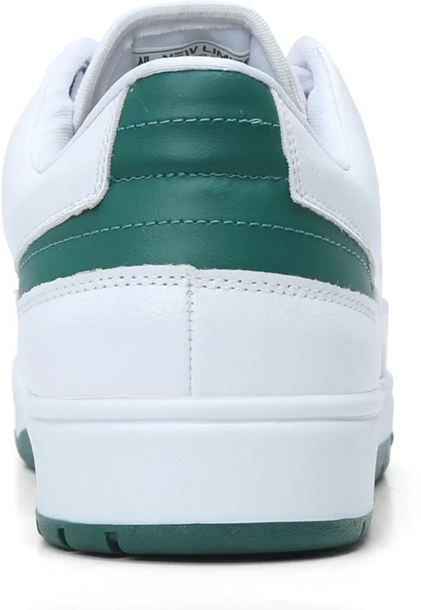 White_&_Green_Soft_Cushion_Insole_Lining_Walking_Shoes_For_Men