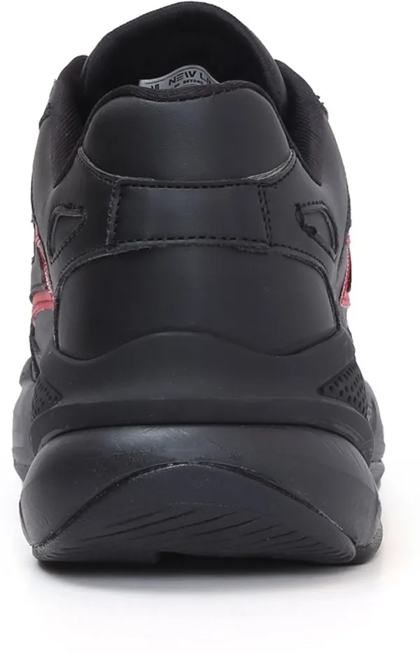 Black_&_Red_Pu_Leather_Soft_Cushion_Insole_Running_Shoes_For_Men