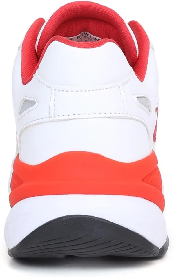 White_&_Red_Pu_Leather_Soft_Cushion_Insole_Running_Shoes_For_Men