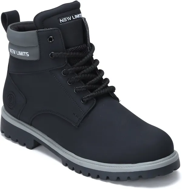 Black_Suede_Soft_Cushion_Insole_Riding_Shoes_For_Men