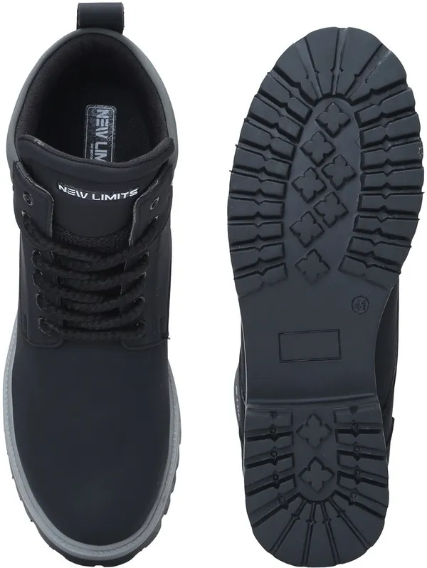 Black_Suede_Soft_Cushion_Insole_Riding_Shoes_For_Men