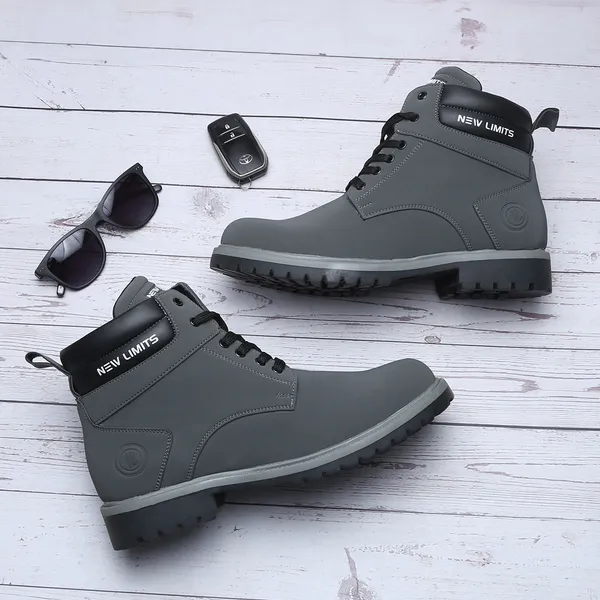 Grey_Suede_Soft_Cushion_Insole_Riding_Shoes_For_Men