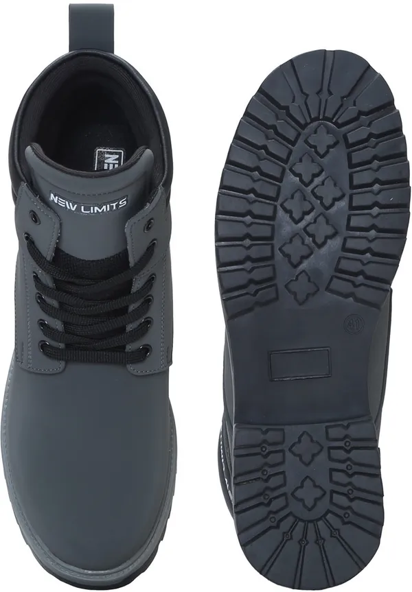 Grey_Suede_Soft_Cushion_Insole_Riding_Shoes_For_Men