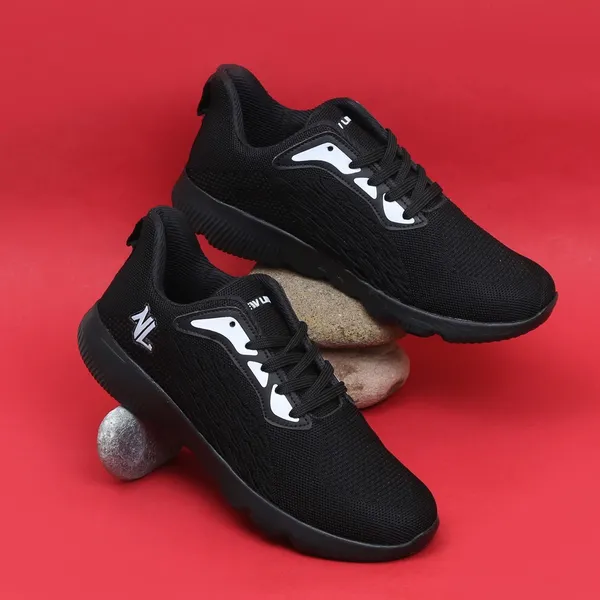 Black_Mesh_Soft_Cushion_Insole_Running_Shoes_For_Men