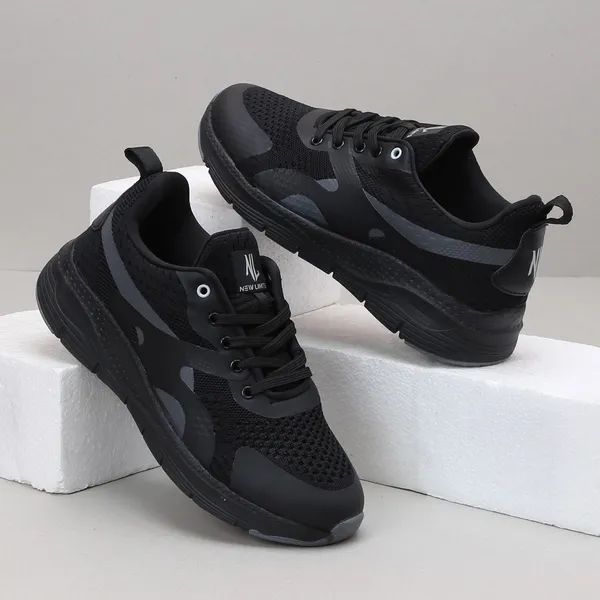 Black_Mesh_Soft_Cushion_Insole_Running_Shoes_For_Men