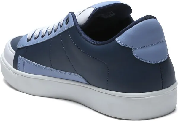 Blue_Pu_Leather_Soft_Cushion_Insole_Sneakers_For_Men