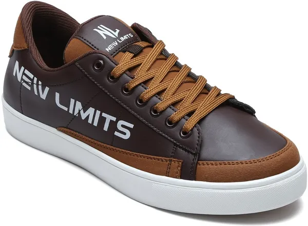 Brown_Pu_Leather_Soft_Cushion_Insole_Sneakers_For_Men