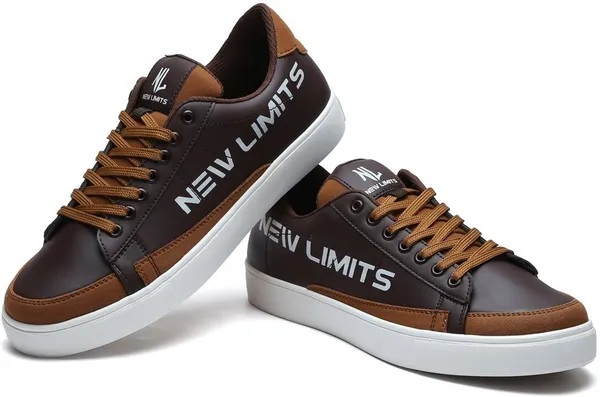 Brown_Pu_Leather_Soft_Cushion_Insole_Sneakers_For_Men