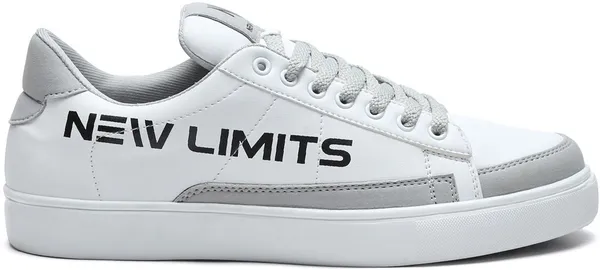 White_Pu_Leather_Soft_Cushion_Insole_Sneakers_For_Men