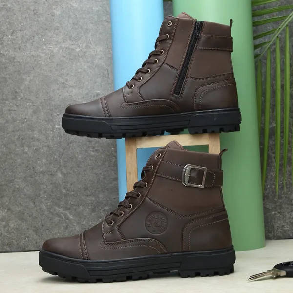 Brown_Pu_Leather_Soft_Cushion_Insole_Lining_Hiking_&_Trekking_Shoes_For_Men