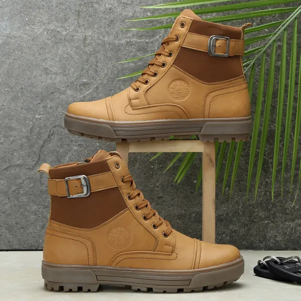 Camel_Pu_Leather_Soft_Cushion_Insole_Lining_Boots_For_Men