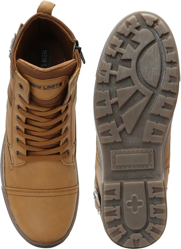 Camel_Pu_Leather_Soft_Cushion_Insole_Lining_Boots_For_Men