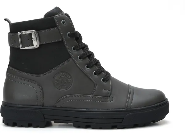 Grey_Pu_Leather_Soft_Cushion_Insole_Lining_Hiking_&_Trekking_Shoes_For_Men
