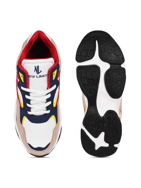 Multicolor_Pu_Leather_Soft_Cushion_Insole_Running_Shoes_For_Men