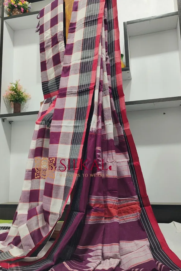 Ilkal_Handloom_Mercerized_Cotton_By_Cotton_Sarees_Code-_SKL1862