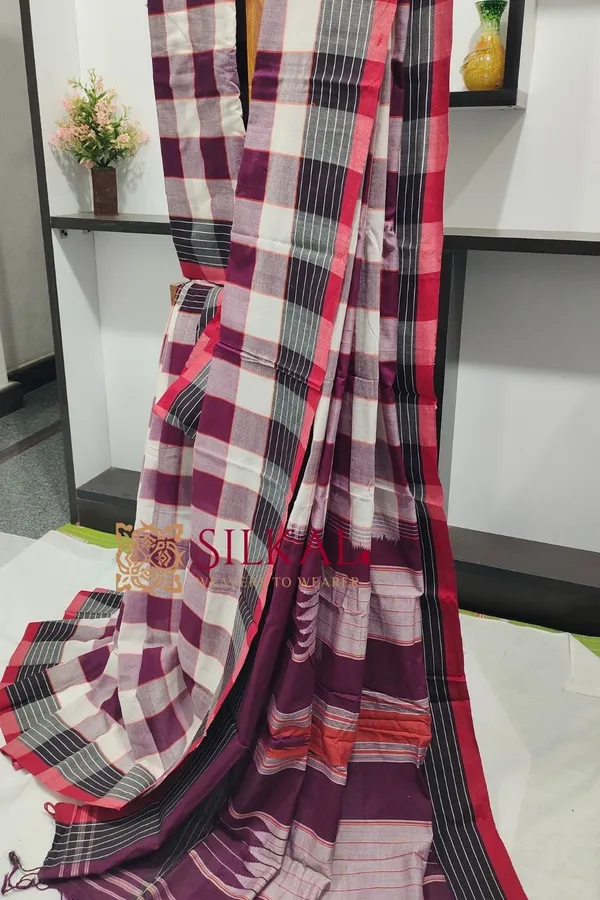 Ilkal_Handloom_Mercerized_Cotton_By_Cotton_Sarees_Code-_SKL1862