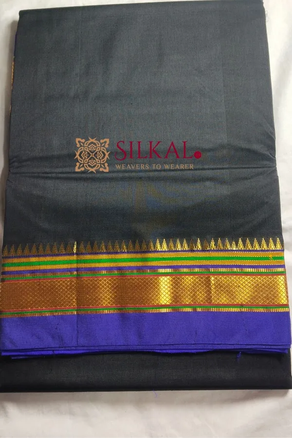 Ilkal_Plain_Mercerised_Silk_Saree_Saree_Code-_SKL1837