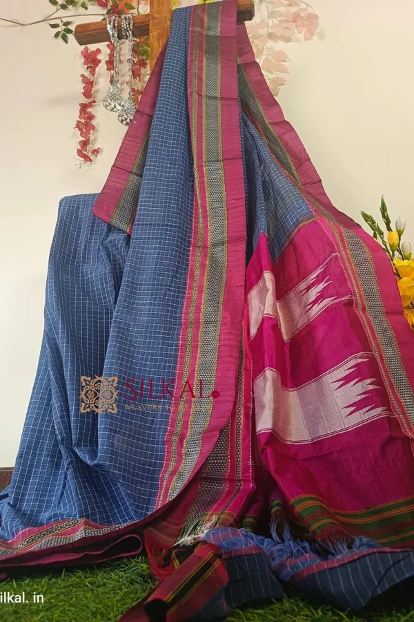 Ilkal_Cotton_Silk_Chikki_Paras_Saree_Code-_SKL1512