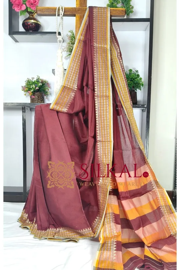 Banahatti_Cotton_Saree_With_Traditional_Border_Saree_Code-_SKL03586