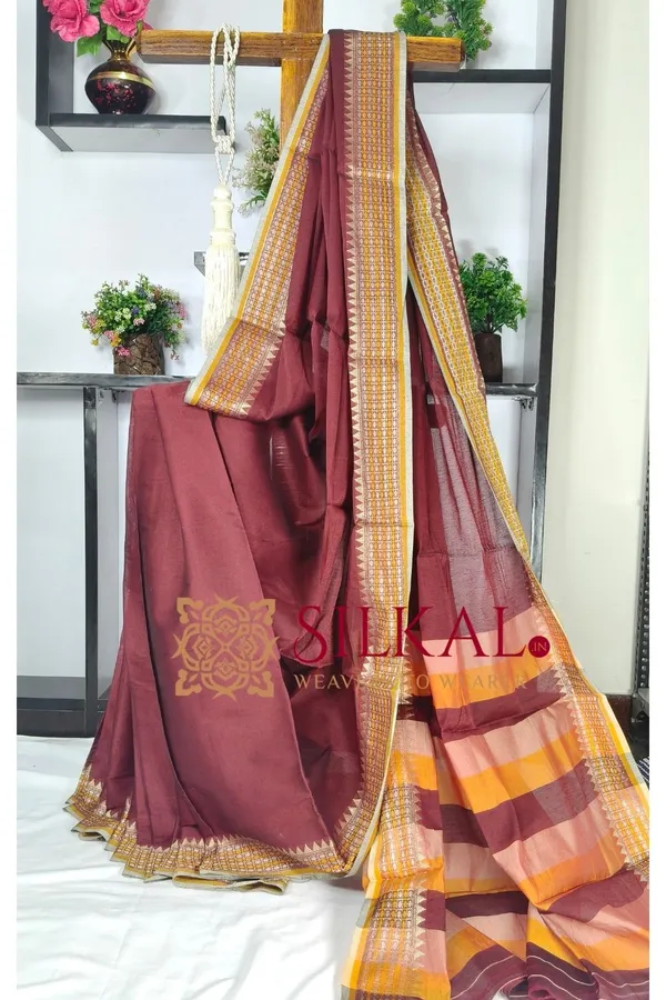 Banahatti_Cotton_Saree_With_Traditional_Border_Saree_Code-_SKL03586