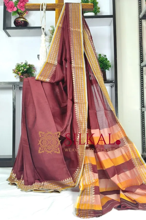 Banahatti_Cotton_Saree_With_Traditional_Border_Saree_Code-_SKL03586