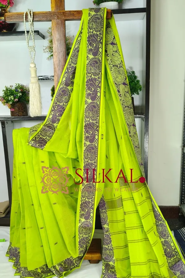 Banahatti_Cotton_Saree_With_Traditional_Border_Saree_Code-_SKL03587