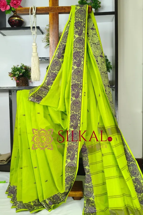 Banahatti_Cotton_Saree_With_Traditional_Border_Saree_Code-_SKL03587
