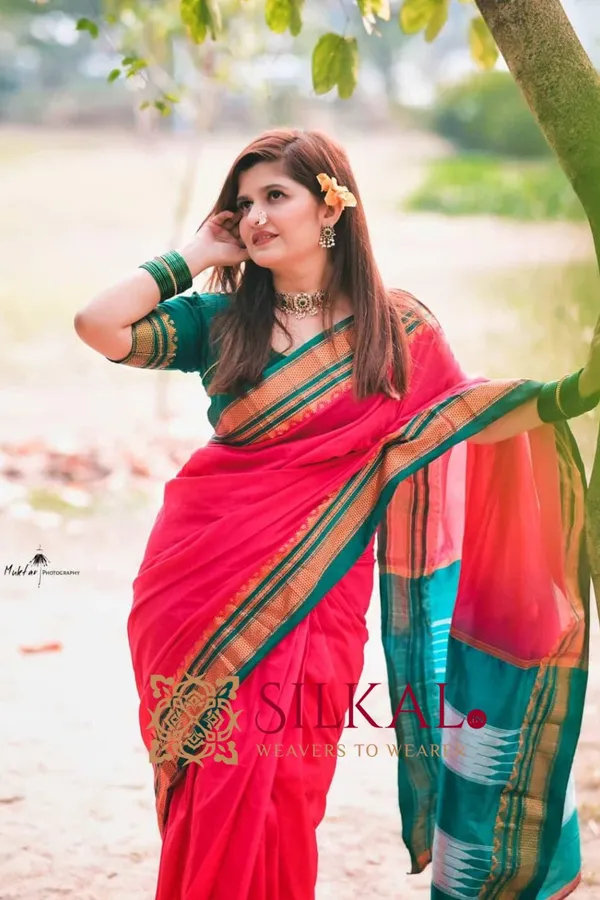 Ilkal_Cotton_Silk_Saree_Code-_SKL1005