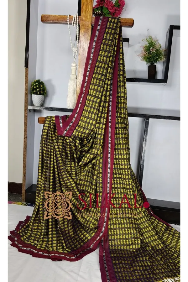 Ilkal_Khun_Viscose_Cotton__Saree_SKL03444