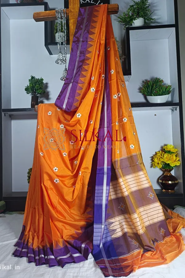 Ilkal_Flower_Butta_Saree_Saree-_SKL1742