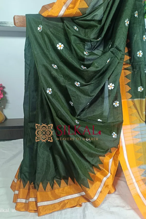 Ilkal_Flower_Butta_Saree,_Saree_Code-_SKL1746