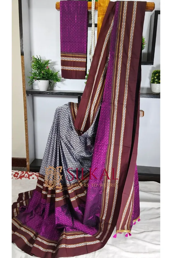 ILKAL_KHANA_VISCOSE_COTTON_MIX_SAREE_SKL3045