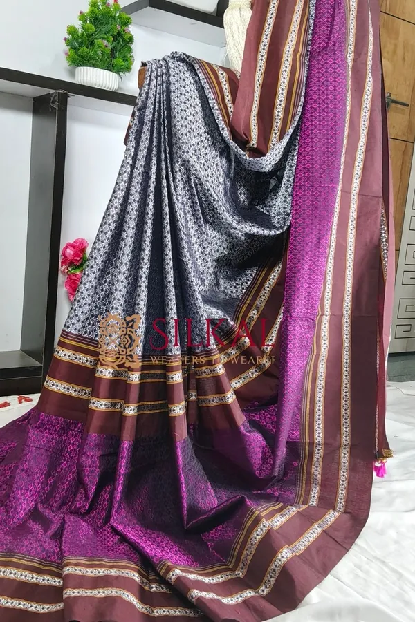ILKAL_KHANA_VISCOSE_COTTON_MIX_SAREE_SKL3045