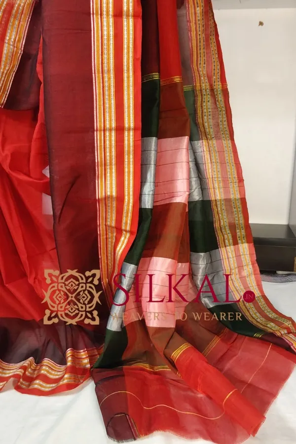 ILKAL_NIB_Cotton_Gomi_Border_Saree_SKL03270