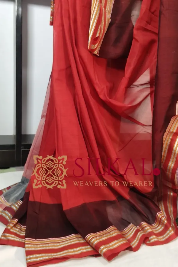 ILKAL_NIB_Cotton_Gomi_Border_Saree_SKL03270
