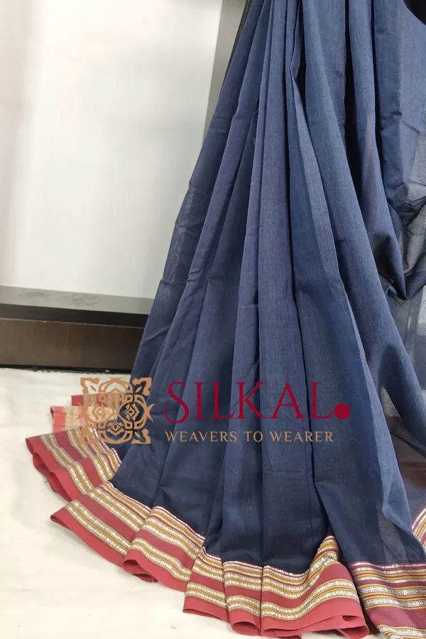 ILKAL_NIB_Cotton_Gomi_Border_Saree_SKL03419
