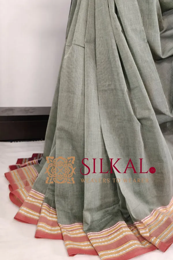 ILKAL_NIB_Cotton_Gomi_Border_Saree_SKL03420