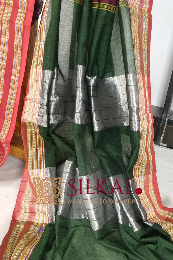 ILKAL_NIB_Cotton_Gomi_Border_Saree_SKL03421
