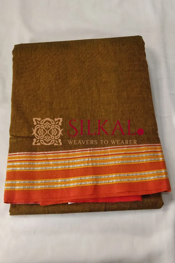 ILKAL_NIB_Cotton_Gomi_Border_Saree_SKL03422