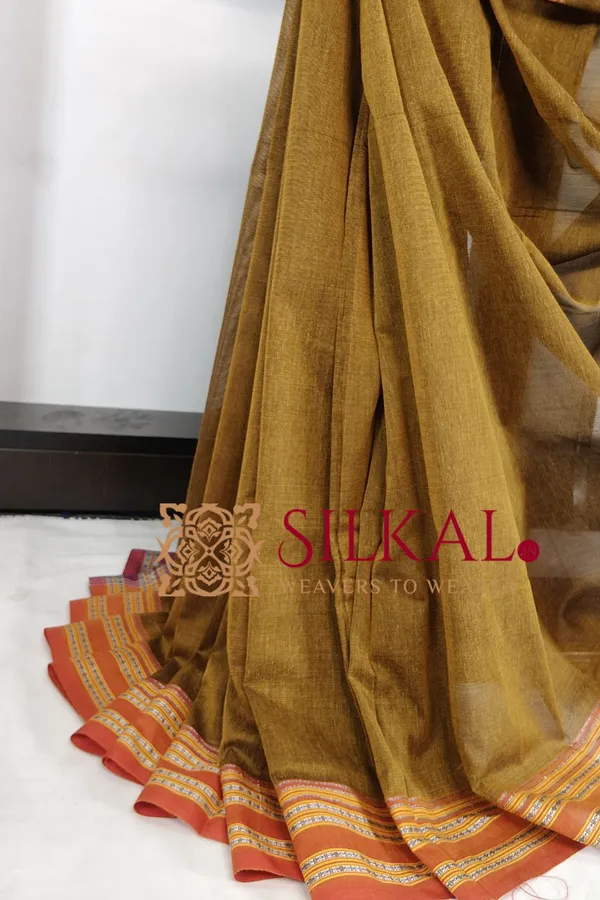 ILKAL_NIB_Cotton_Gomi_Border_Saree_SKL03422