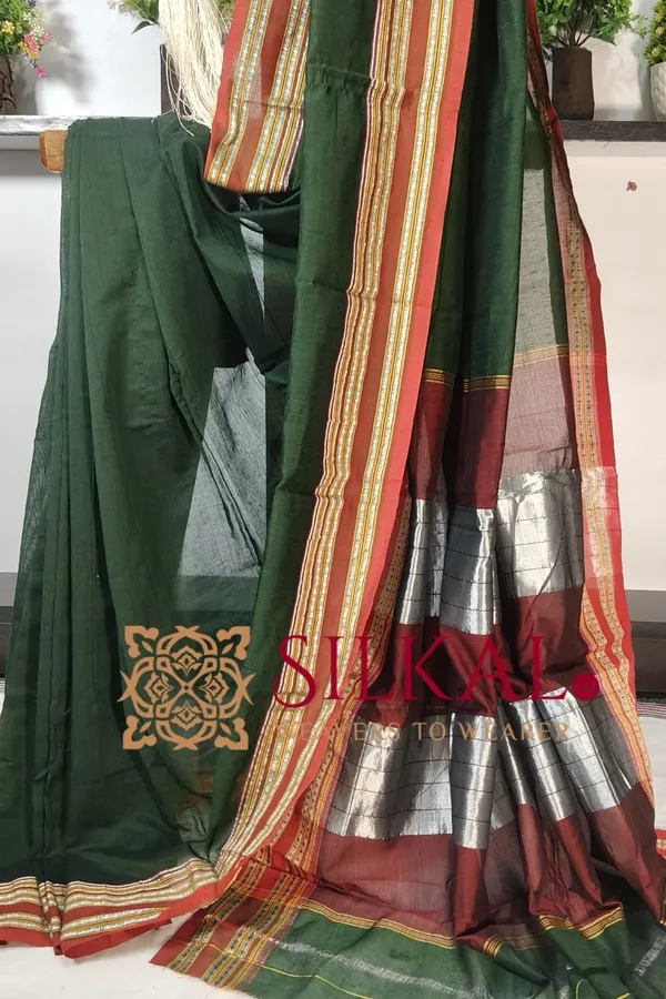 ILKAL_NIB_Cotton_Gomi_Border_Saree