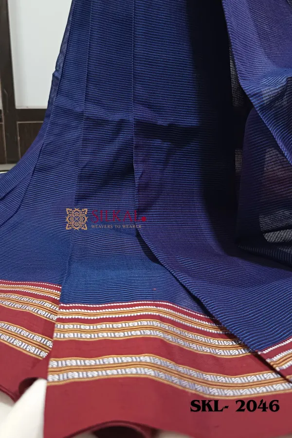 ILKAL_VISCOSE_SILK_KADDI_SAREE_WITH_GOMI_BORDER_SKL3072