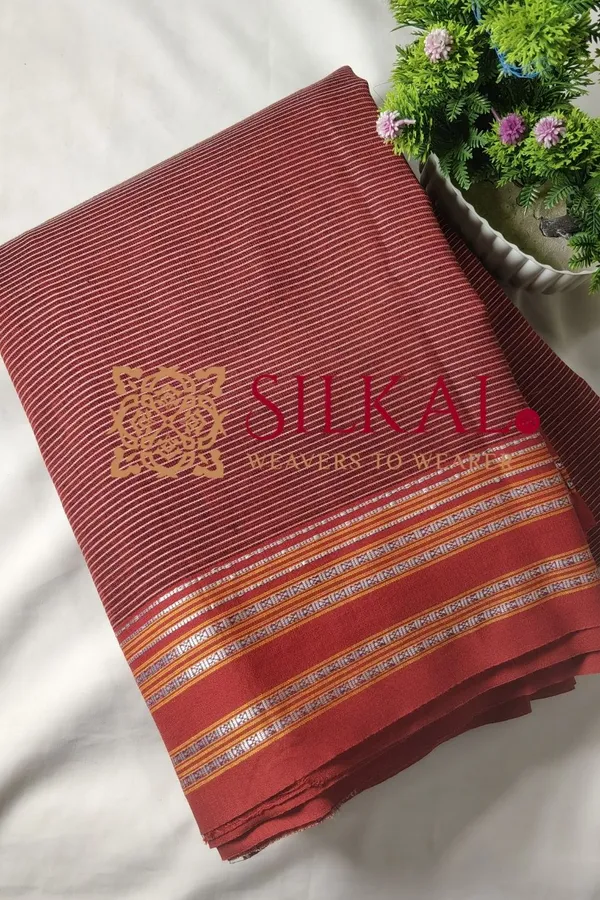 ILKAL_VISCOSE_SILK_KADDI_SAREE_WITH_GOMI_BORDER_SKL03377
