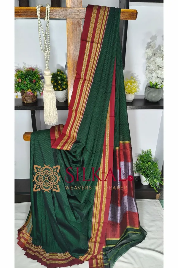 Ilkal_Bhavani_kaddi_Saree_SKL04331