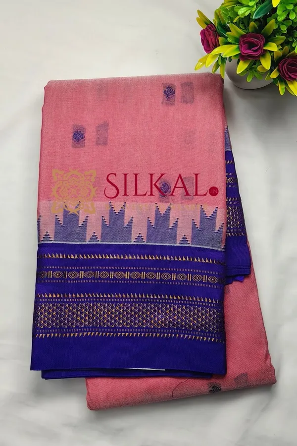 Ilkal_Buta_Cotton_Silk_Temple_Saree_SKL03894