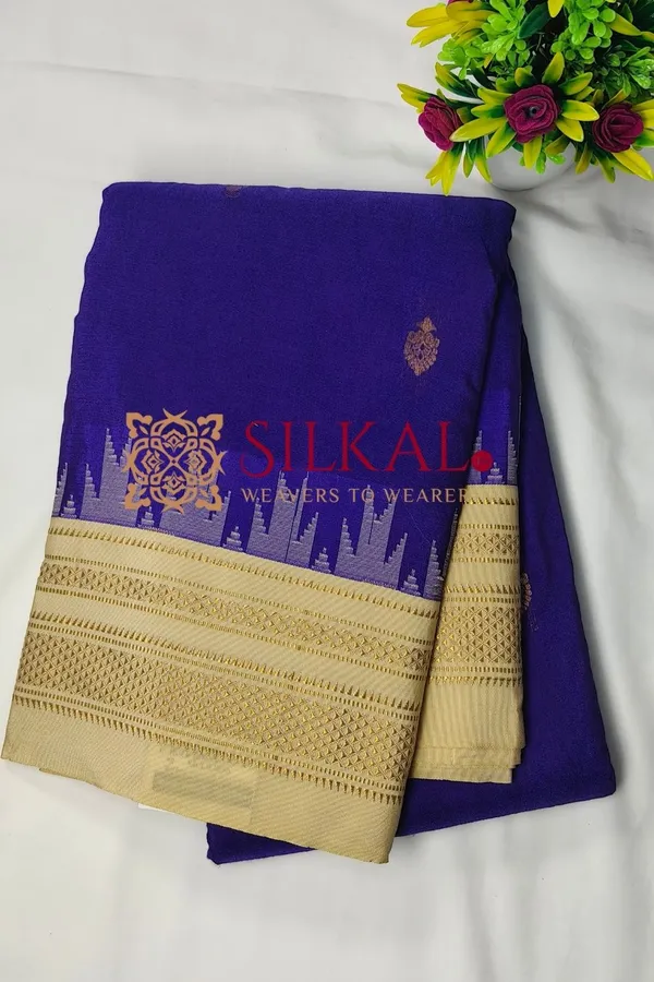 Ilkal_Buta_Cotton_Silk_Temple_Saree_SKL03896