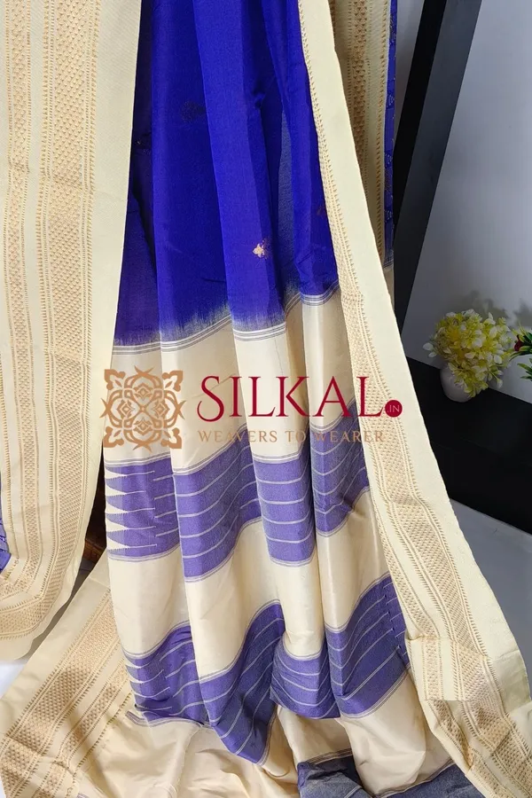 Ilkal_Buta_Cotton_Silk_Temple_Saree_SKL03896