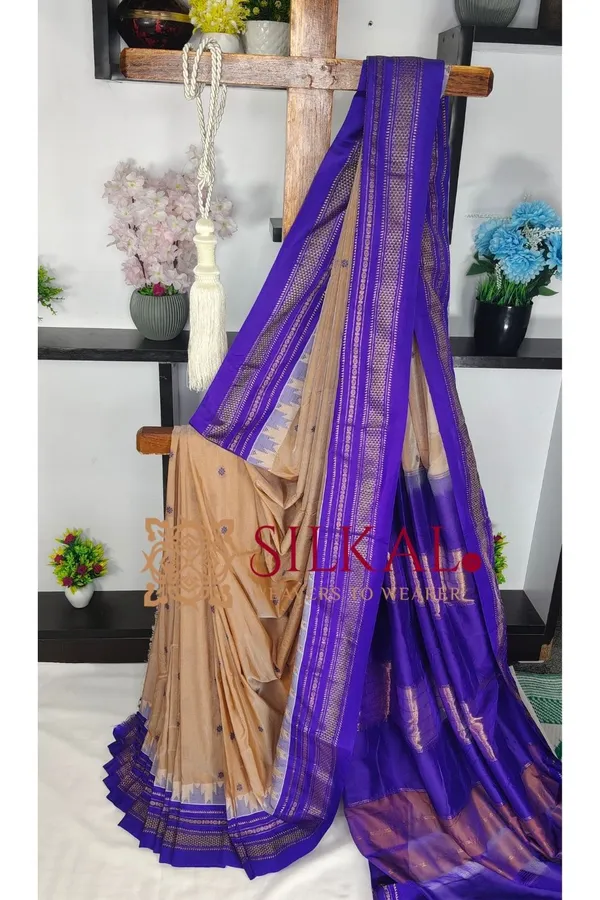 Ilkal_Buta_Cotton_Silk_Temple_Saree_SKL03903
