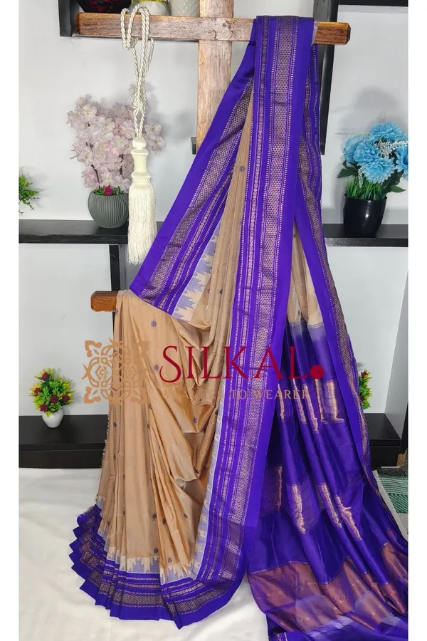 Ilkal_Buta_Cotton_Silk_Temple_Saree_SKL03903